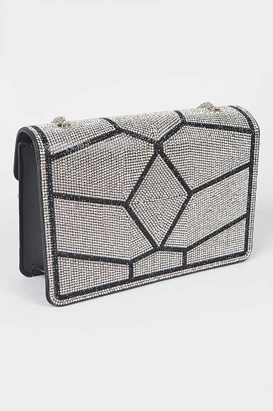 Rhinestone Iconic Crossbody Shoulder Bag