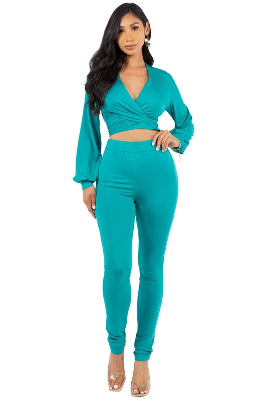 LETTING GO TWO PIECE PANT SET