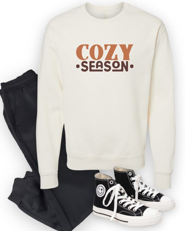 Cozy Season Graphic Crew Sweatshirt