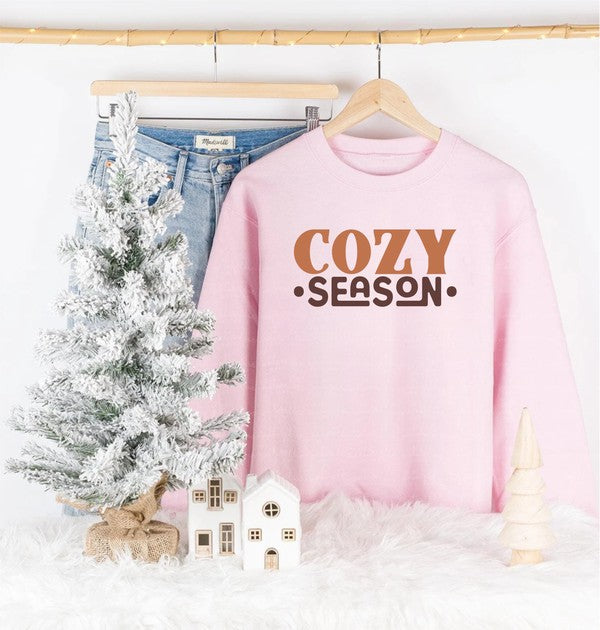 Cozy Season Graphic Crew Sweatshirt