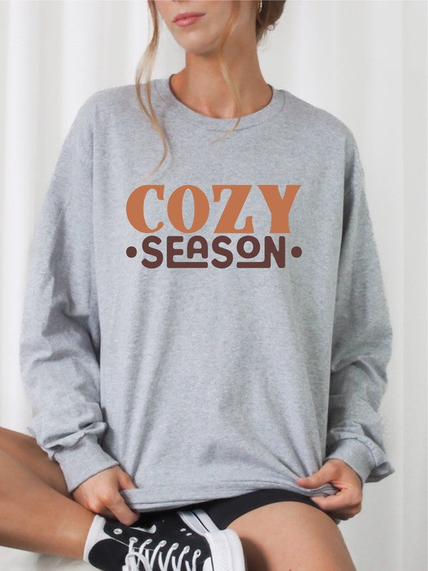 Cozy Season Graphic Crew Sweatshirt